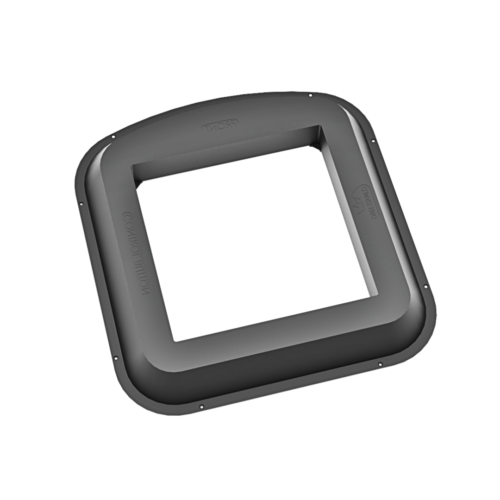 ABS flange for flat roof / dormer air conditioner