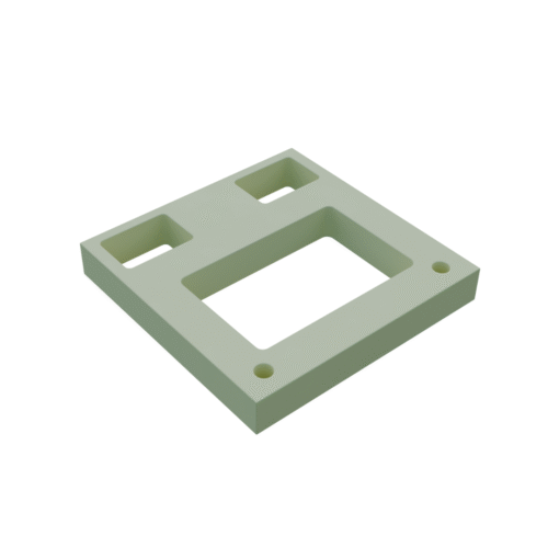 PIR-doorvoerplaat voor Airdeck Pro plat dak / dakkapel airco (6 cm)