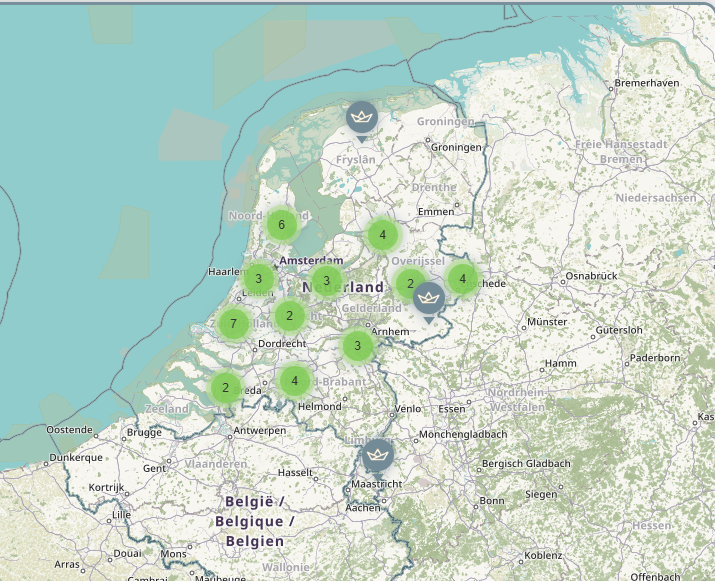 Mapa de socios de Climate King